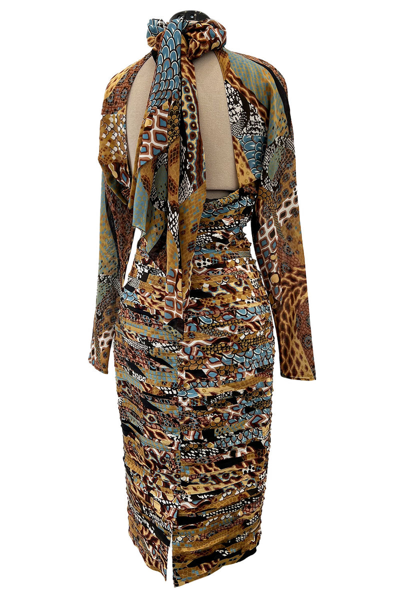 Versace donatella belt clearance dress