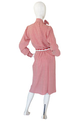 1970s Yves Saint Laurent Dot Dress & Belt
