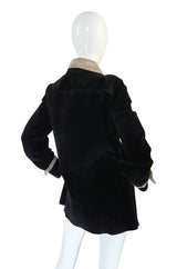 1970s Gucci Suede Jacket With Embroidered Pheasants