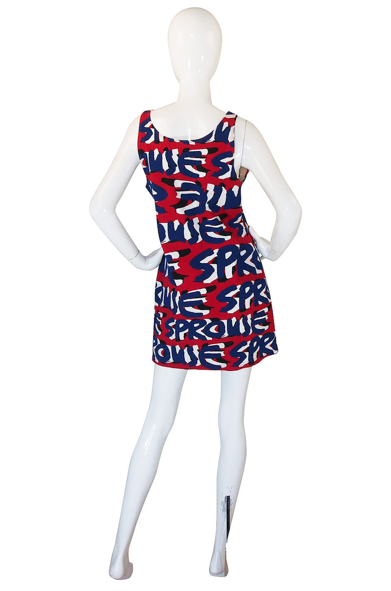 2002 Steven Sprouse Cut Out T-Shirt Dress