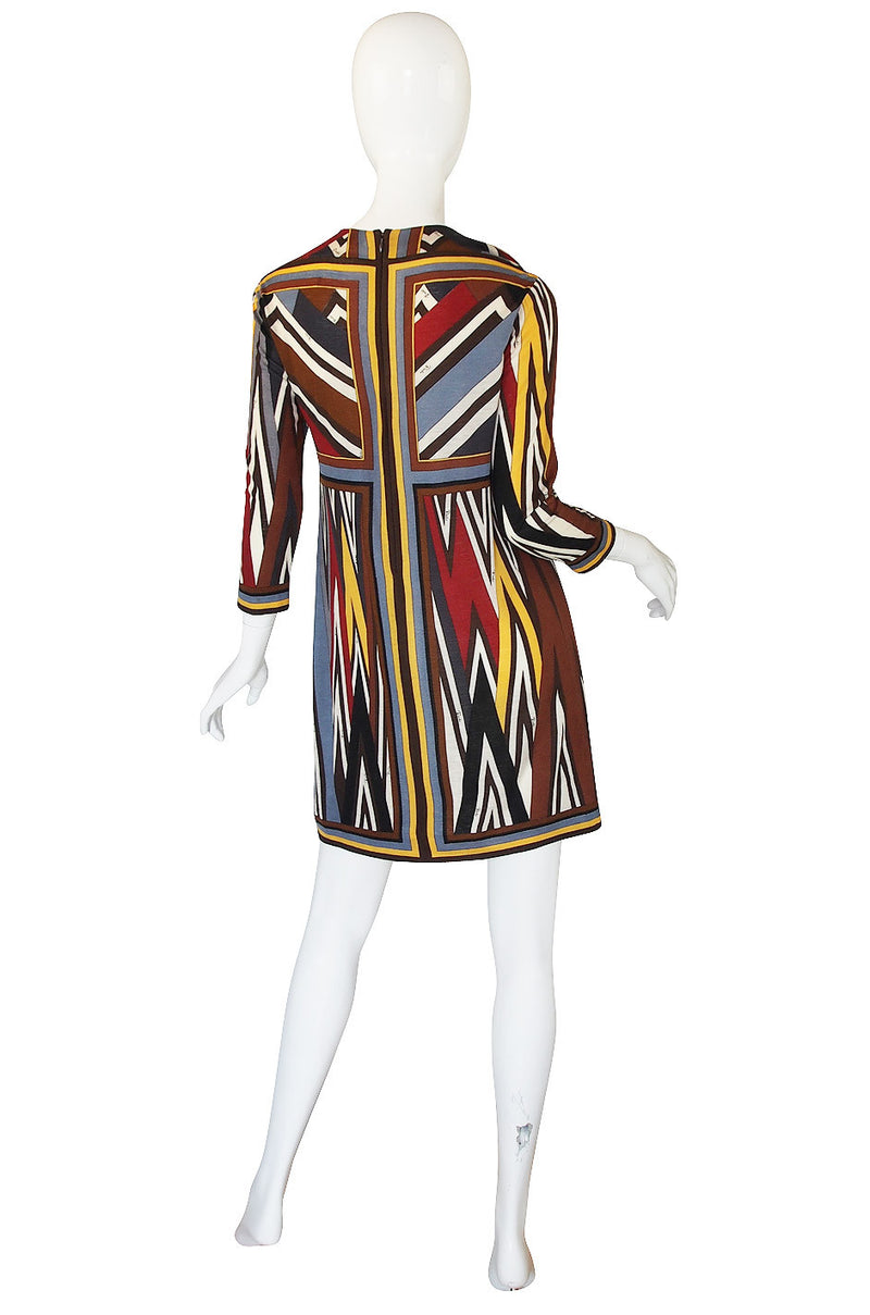 1960s Emilio Pucci Fine Silk & Cashmere Dress