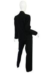Yves Saint Laurent Black F/W 1988-1989 Haute Couture Iconic Le Smoking  Tuxedo Dress (S-M) — sororité.