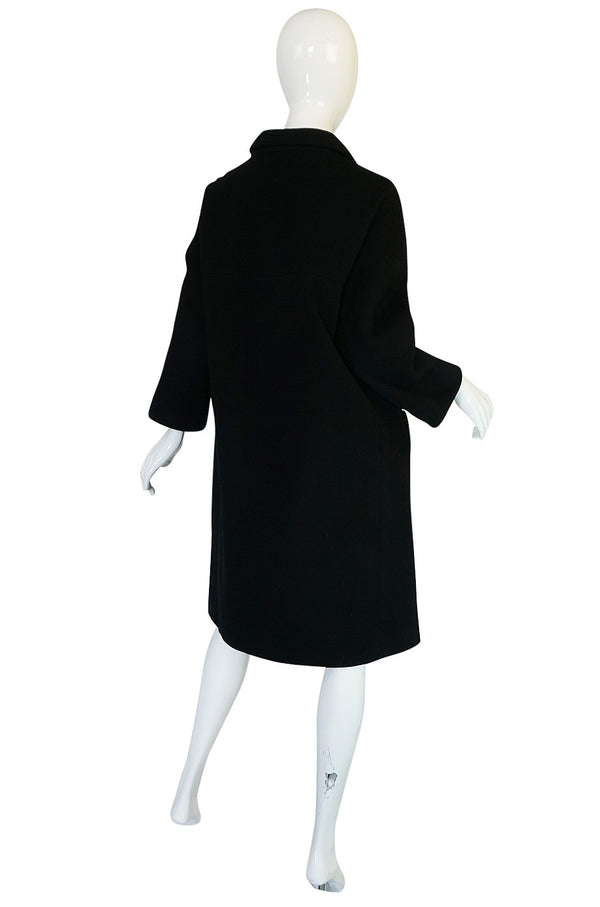 c1962-63 Cristobal Balenciaga Haute Couture Cashmere Coat