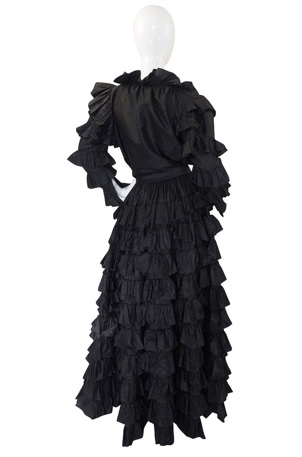 1983/4 Important Ruffled Yves Saint Laurent Set