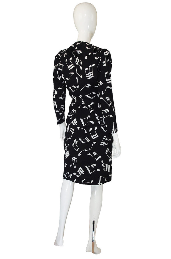 F/W 1982 Yves Saint Laurent Musical Note Set