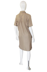 1980s Yves Saint Laurent Safari Sack Dress