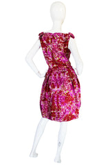 Recent NWT Christian Dior Pink Floral Silk Dress