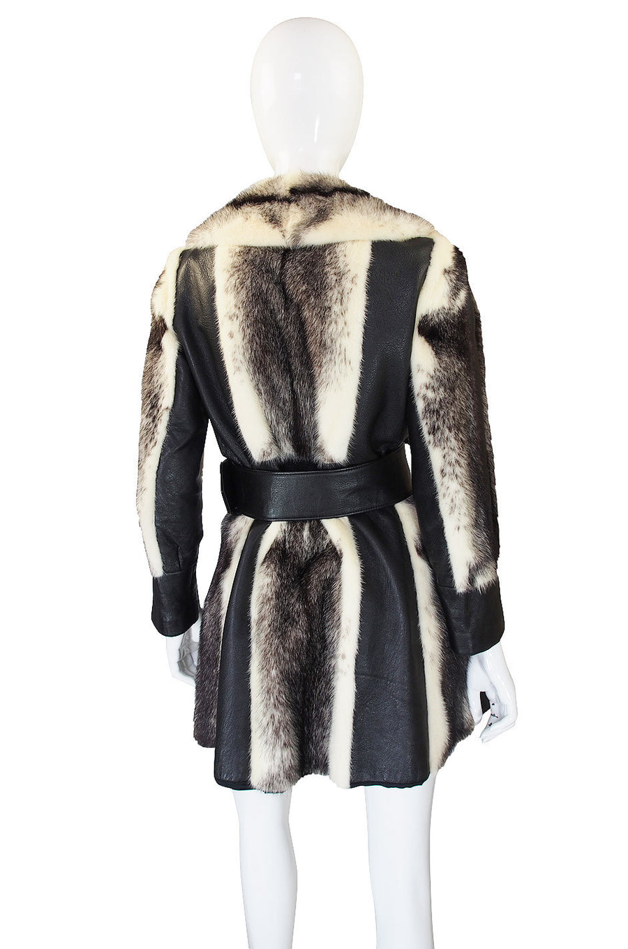 1970s Belted Leather & Mink Fur Jacket – Shrimpton Couture