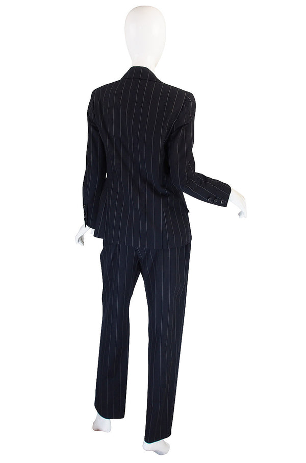 Amazing 1997 Striped Chanel Pant Suit