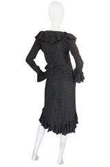 Recent Pretty Tuleh Silk Star Print Wrap Dress