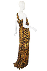 Fall 2009 Leopard Oscar de la Renta Runway Gown