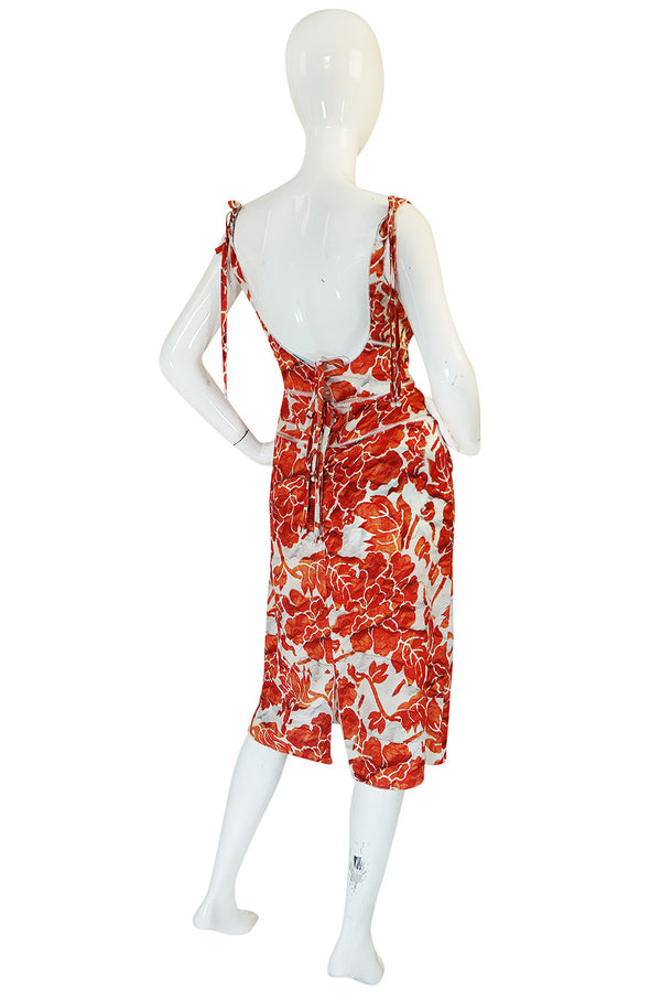 S/S 2015 Runway Altuzarra Floral Silk Scooped Back Dress