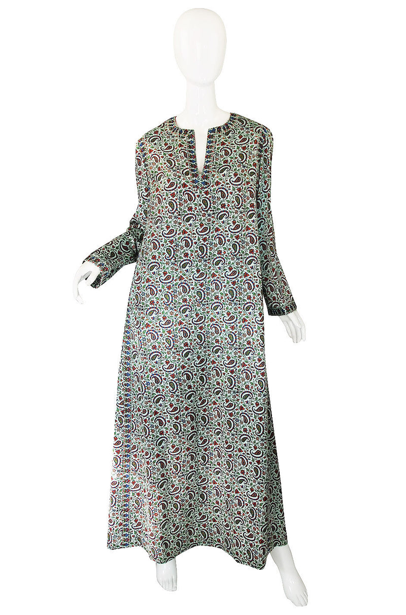 1970s Treacy Lowe Velveteen Caftan Dress – Shrimpton Couture