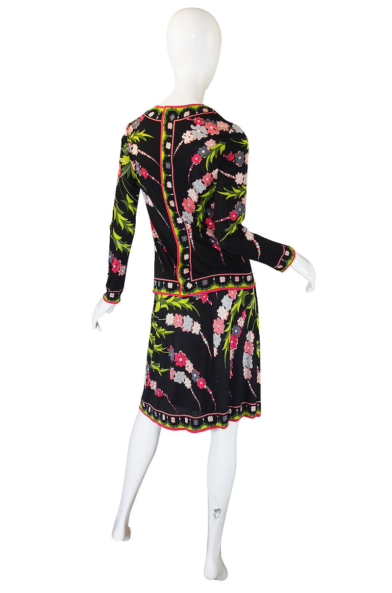 1960s Silk Jersey Emilio Pucci Skirt & Top Set – Shrimpton Couture