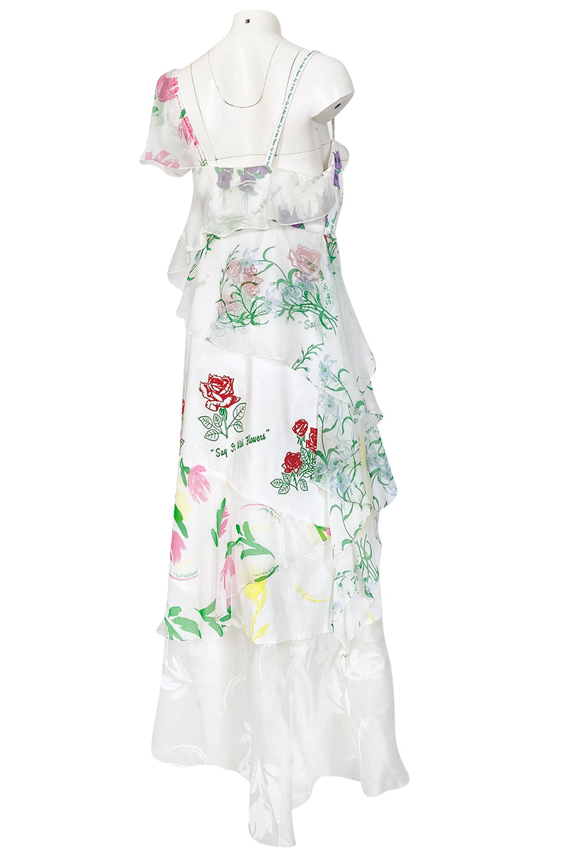Resort 2018 Rosie Assoulin "Say It With Flowers" Printed Floral Dress