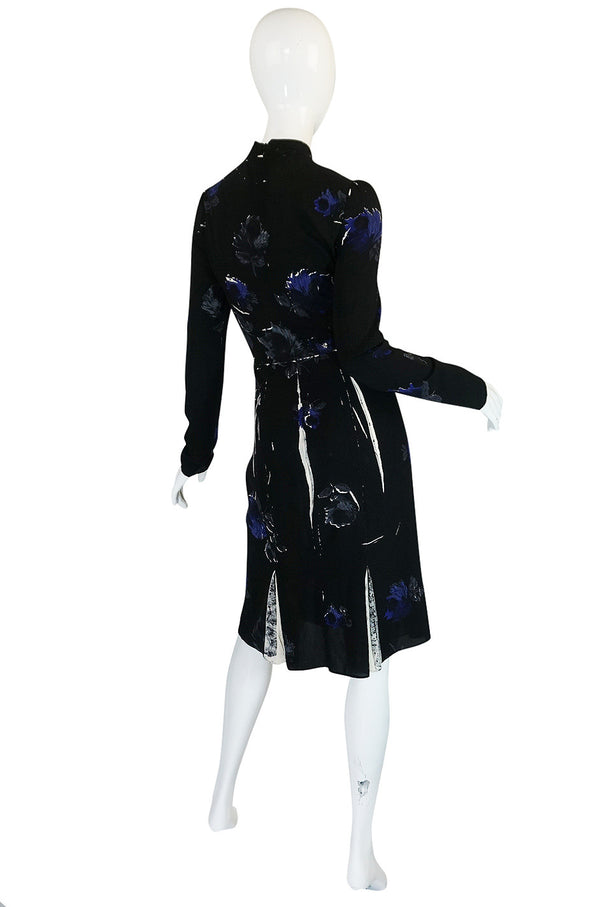 F/W 2005 Look #43 Runway Floral Silk Prada Dress