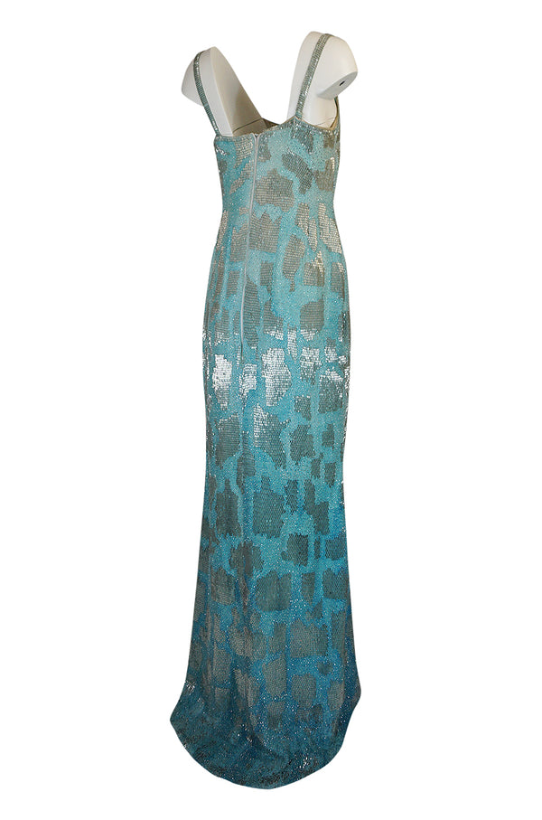 F/W 1994 Todd Oldham Densely Beaded Documented Runway Dress