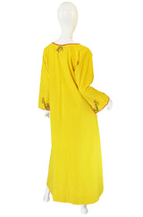 1960s Cotton Embroidered Josefa Caftan