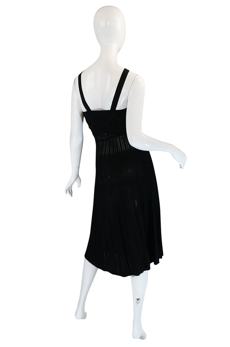 2008C Chanel Resort Runway Knit Bandage Halter Top Dress