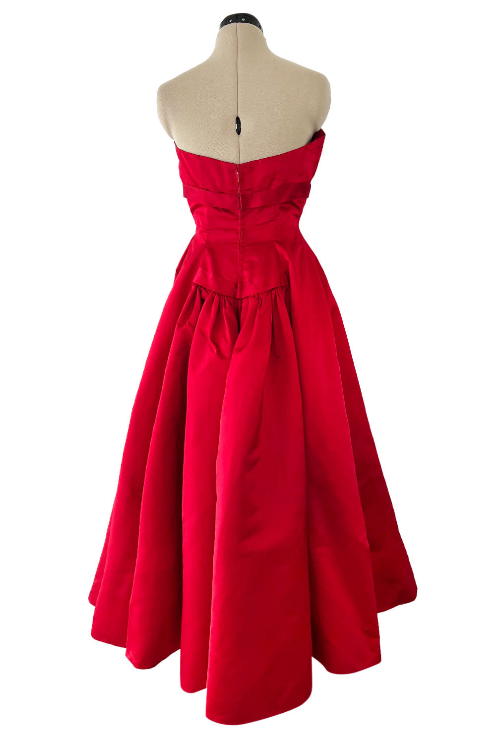 red 50s dress 1950s Halterneck Sateen from Vivien of Holloway This is one of our hero products from the limited edition Goodwood collection ANNA- 1950s vintage dress with