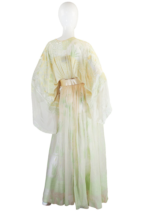 1974 Zandra Rhodes Lillies of the Field Gown