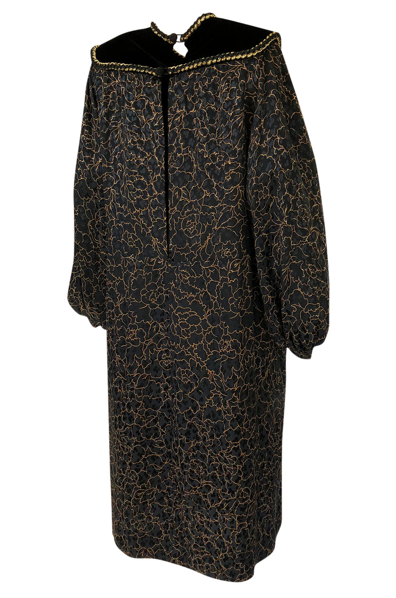 Important A/W 1977 "Les Chinoises" Yves Saint Laurent Haute Couture Tassel Dress