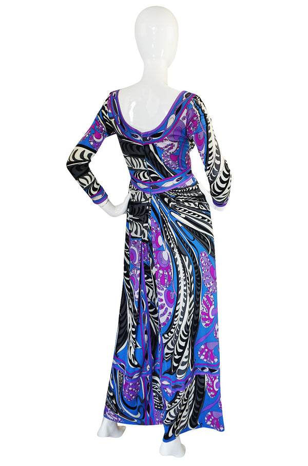 1960s Rare Emilio Pucci Silk Jersey Jumpsuit