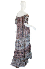 S/S 2016 See by Chloe RTW Look 25 Off Shoulder Printed Maxi Dress