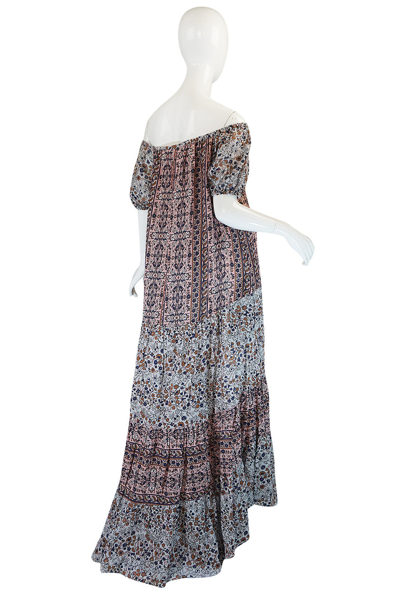 S/S 2016 See by Chloe RTW Look 25 Off Shoulder Printed Maxi Dress