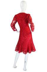 1983 Haute Couture Yves Saint Laurent Lace Dress