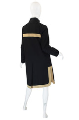 1960s Pierre Cardin Canvas Logo Coat