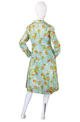 1960s Wonderful Kiki Hart Silk Brocade Coat