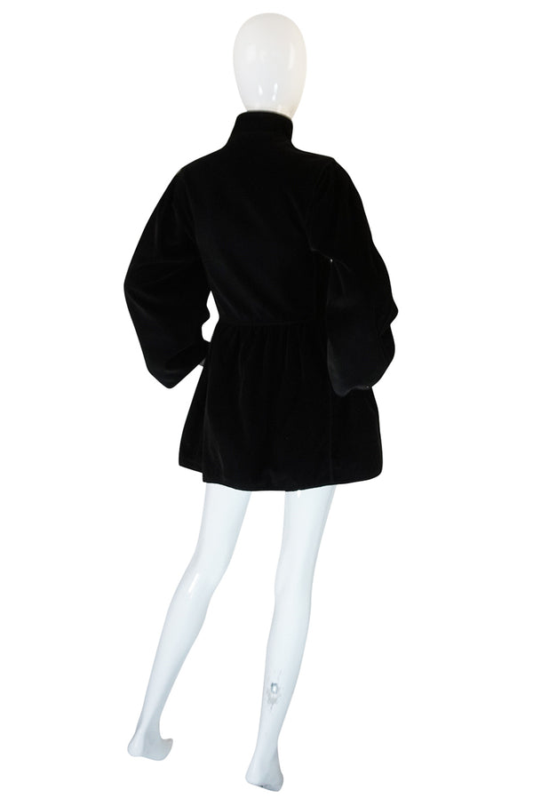 A/W 1976-1977 Yves Saint Laurent Corduroy Russian Collection Coat