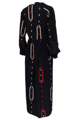 Vintage Custom Made Repurposed Dress from Antique Kimono Fabric