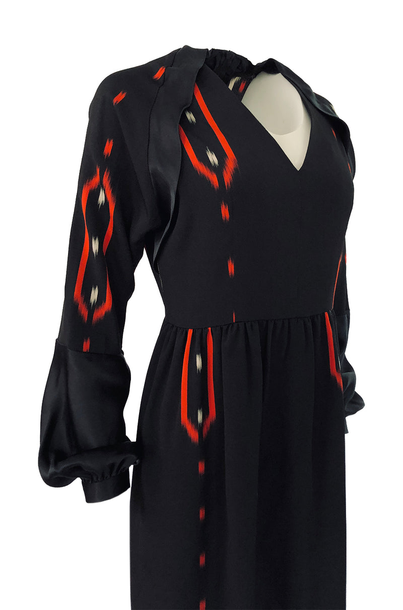 Vintage Custom Made Repurposed Dress from Antique Kimono Fabric