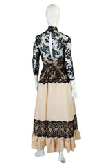 Fall 1975 Oscar De la Renta Lace Gown