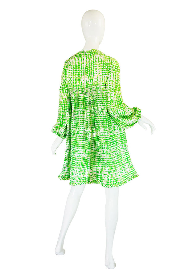 1967 Couture Pierre Cardin Silk Babydoll