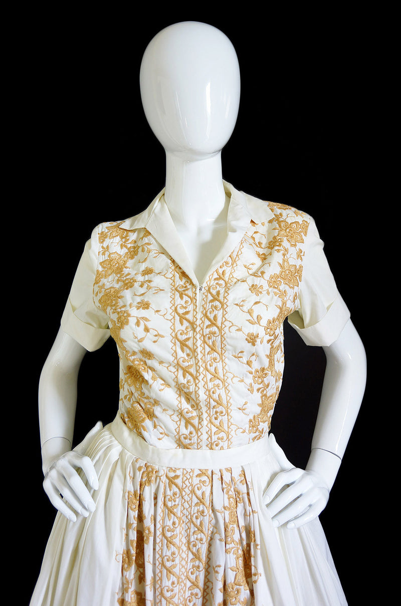 Dated & Numbered c1960 Saks Skirt Set