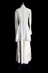 Edwardian Linen & Lace Walking Suit