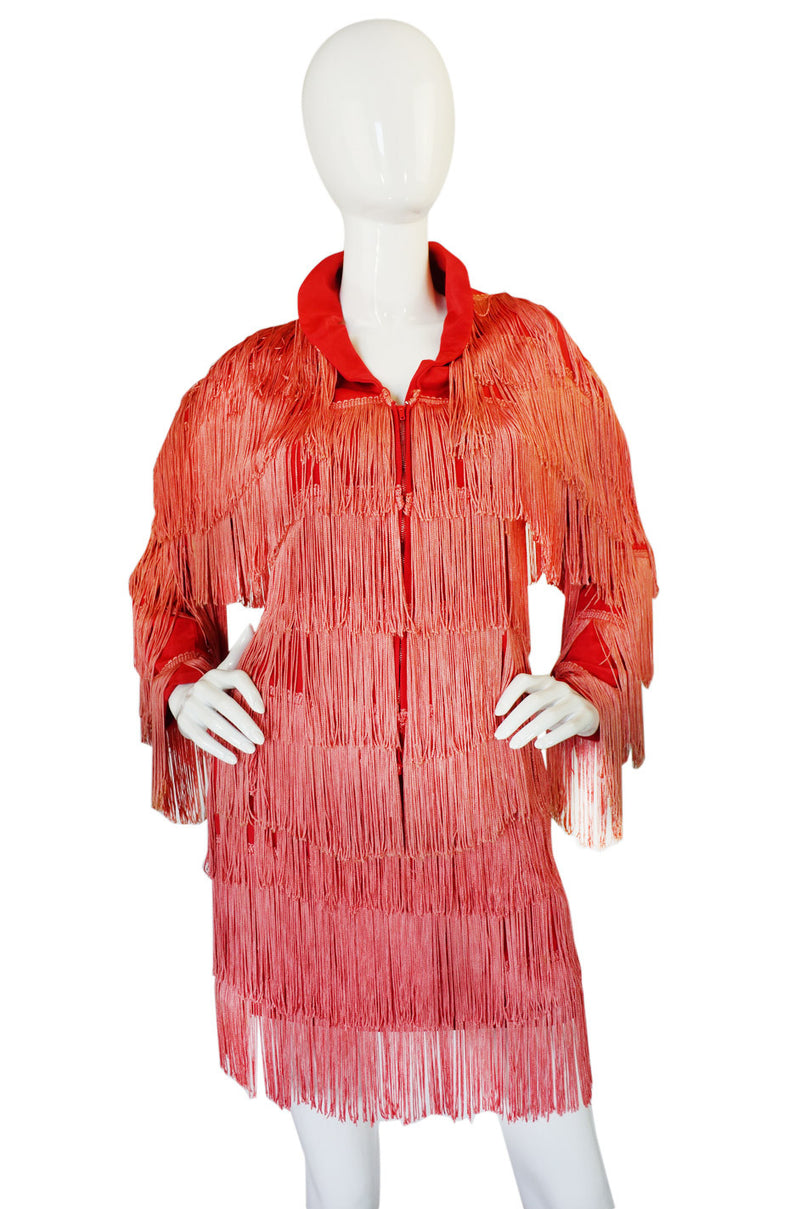 1970s OMO Norma Kamali Fringed Suit