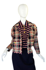 1970s Chanel Three Piece Boucle Suit