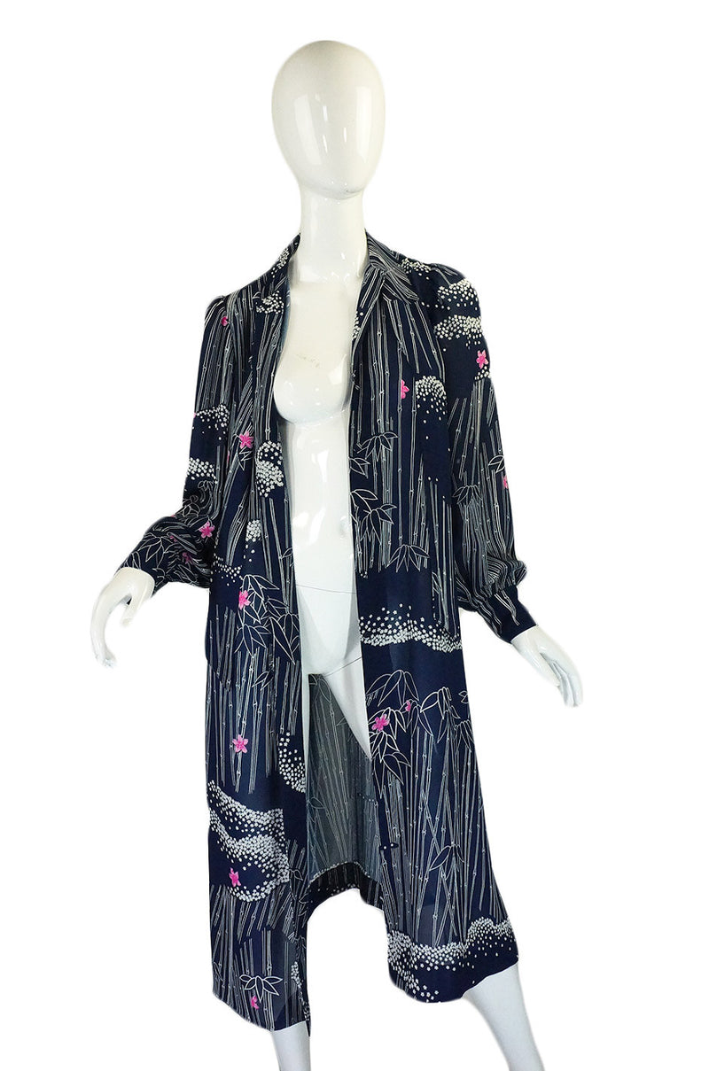 1970s Silk Hanae Mori Jacket or Dress