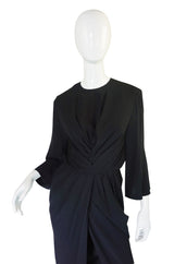 1990s Sleek Gianfranco Ferre Silk Gown