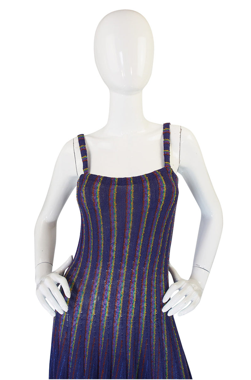 Spring 1980 Striped Missoni Knit Dress