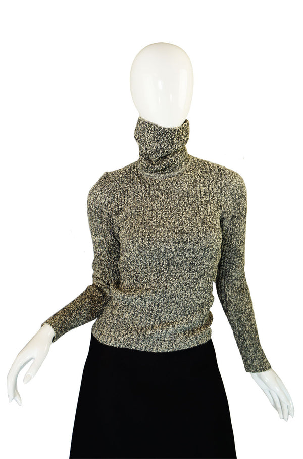 Rare 1960s Jean Patou Knit & Wool Dress