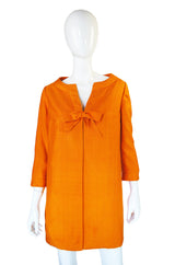 1960s Rare Maggy Reeves Tangerine Coat