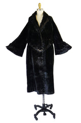 Teens/Early 1920s Velvet Flapper Coat