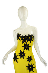 1980s Fabrice Couture Beaded Star Gown