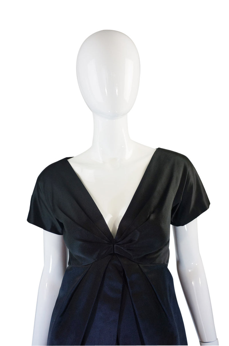 2009 Alexander McQueen Silk Satin Dress