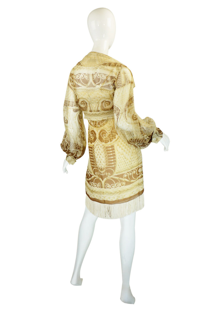 1980s Dior Numbered Raffia Dress Set
